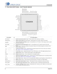 CS42436-DMZR Datasheet Page 6