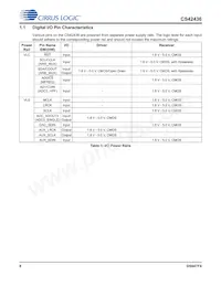 CS42436-DMZR Datasheet Pagina 8