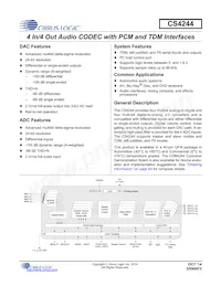 CS4244-DNZR Datasheet Cover