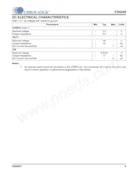CS4244-DNZR Datasheet Page 9