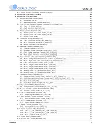 CS42448-DQZR數據表 頁面 3