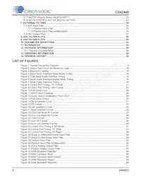 CS42448-DQZR數據表 頁面 4
