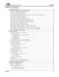 CS4245-DQZR Datasheet Pagina 3