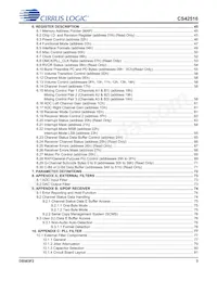 CS42516-DQZR Datasheet Page 3