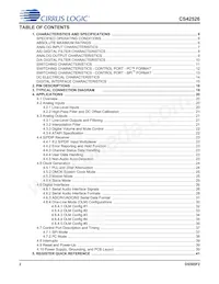 CS42526-DQZR Datenblatt Seite 2
