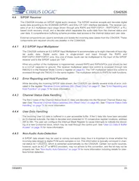 CS42526-DQZR Datasheet Page 23
