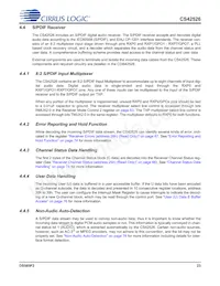 CS42526-DQZR Datasheet Pagina 23