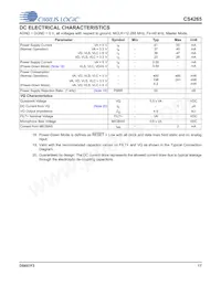CS4265-DNZ數據表 頁面 17