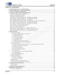 CS4270-DZZR Datasheet Pagina 3