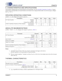 CS4270-DZZR Datenblatt Seite 9
