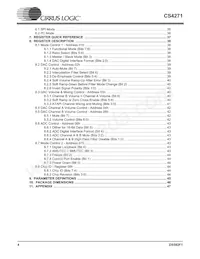 CS4271-DZZR Datasheet Page 4