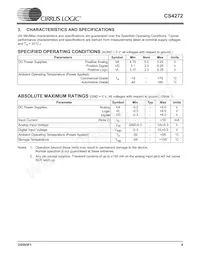CS4272-DZZR Datasheet Page 9