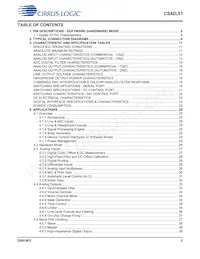 CS42L51-DNZR數據表 頁面 3