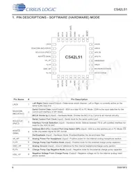 CS42L51-DNZR數據表 頁面 6