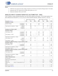 CS42L51-DNZR Datasheet Page 13