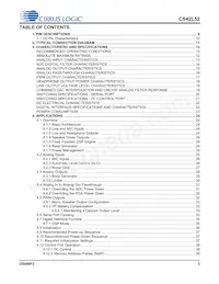 CS42L52-CNZR Datasheet Pagina 3