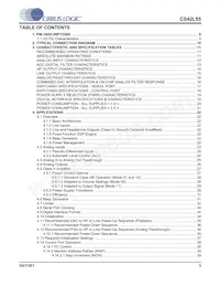 CS42L55-CNZR Datasheet Page 3