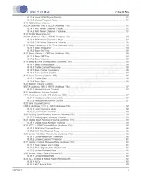 CS42L55-CNZR Datasheet Page 5