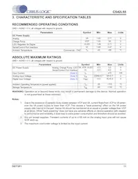 CS42L55-CNZR Datasheet Page 11