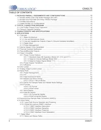 CS42L73-CWZR Datasheet Pagina 4
