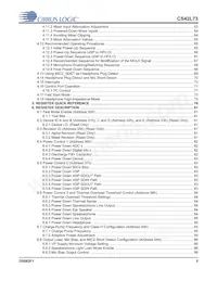 CS42L73-CWZR Datasheet Pagina 5