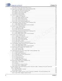 CS42L73-CWZR Datasheet Page 6