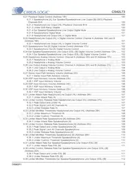 CS42L73-CWZR Datasheet Page 7
