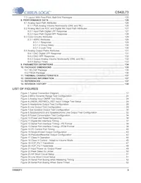 CS42L73-CWZR Datasheet Pagina 9