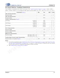 CS42L73-CWZR Datasheet Page 21
