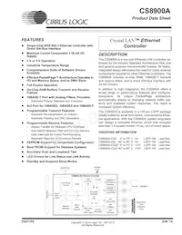 CS8900A-IQ3ZR Datenblatt Cover