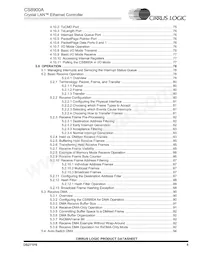 CS8900A-IQ3ZR Datasheet Page 5