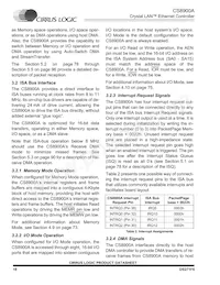 CS8900A-IQ3ZR Datasheet Pagina 18