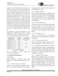 CS8900A-IQ3ZR Datasheet Page 19