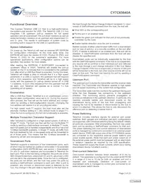 CY7C65640A-LFXCT Datasheet Pagina 3