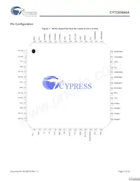 CY7C65640A-LFXCT Datasheet Pagina 5