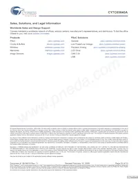 CY7C65640A-LFXCT Datenblatt Seite 23