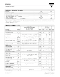 DG2002DL-T1-GE3 Datasheet Pagina 2