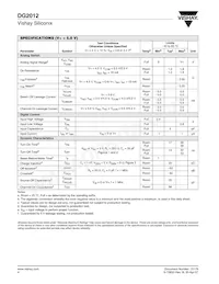 DG2012DL-T1-GE3 Datasheet Pagina 4