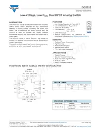 DG2015DN-T1-E4 Datasheet Cover