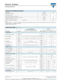 DG2026DQ-T1-E3 Datasheet Page 2
