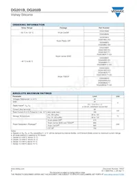 DG202BDY-T1 Datasheet Page 2