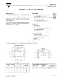 DG2034DQ-T1-E3 Datasheet Cover