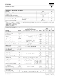 DG2034DQ-T1-E3 Datasheet Pagina 2