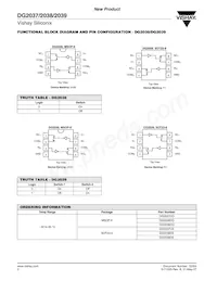 DG2037DQ-T1-E3 Datasheet Page 2