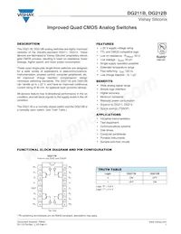 DG212BDQ-E3 Datasheet Cover