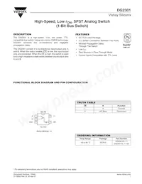 DG2301DL-T1-E3 Datasheet Cover