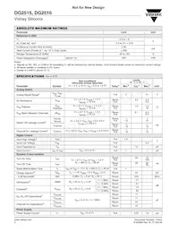 DG2516DQ-T1-E3 Datenblatt Seite 2