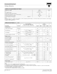 DG2521DV-T1-E3數據表 頁面 2