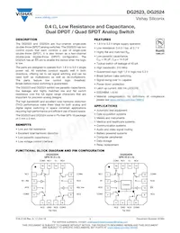 DG2523DN-T1-GE4 Datenblatt Cover