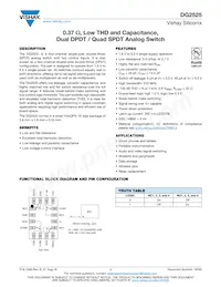 DG2525DN-T1-GE4 Datasheet Cover